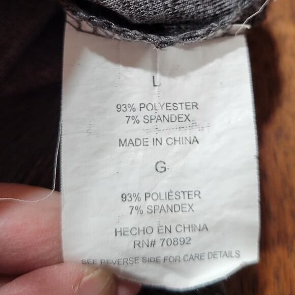 Apana Athletic Dress Moisture Wicking Built In Bra Racer Back Size Large - Picture 5 of 7